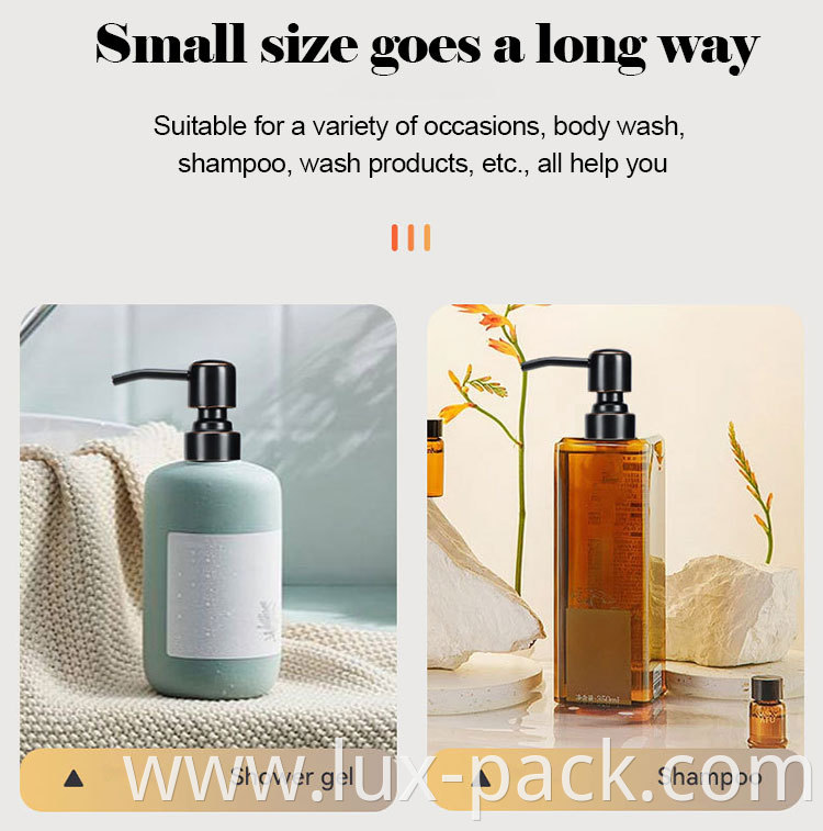 high quality lotion pump 24/410 with golden8/silver coating Soap Dispenser With Pump